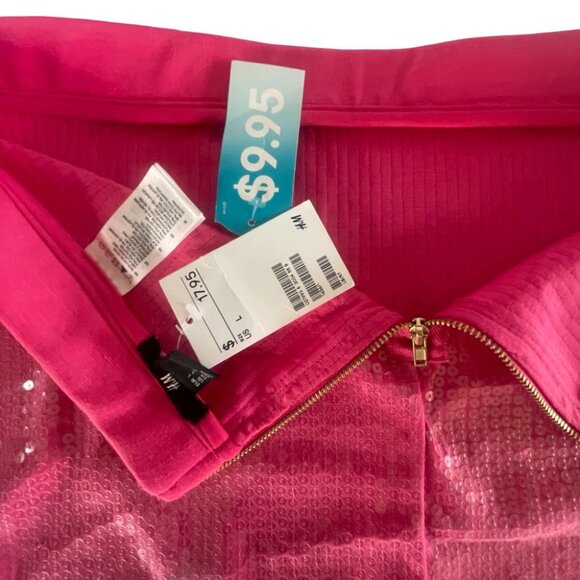 Hot Pink Sequin Mini Skirt – H&M Size 10, NWT - Picture 3 of 3